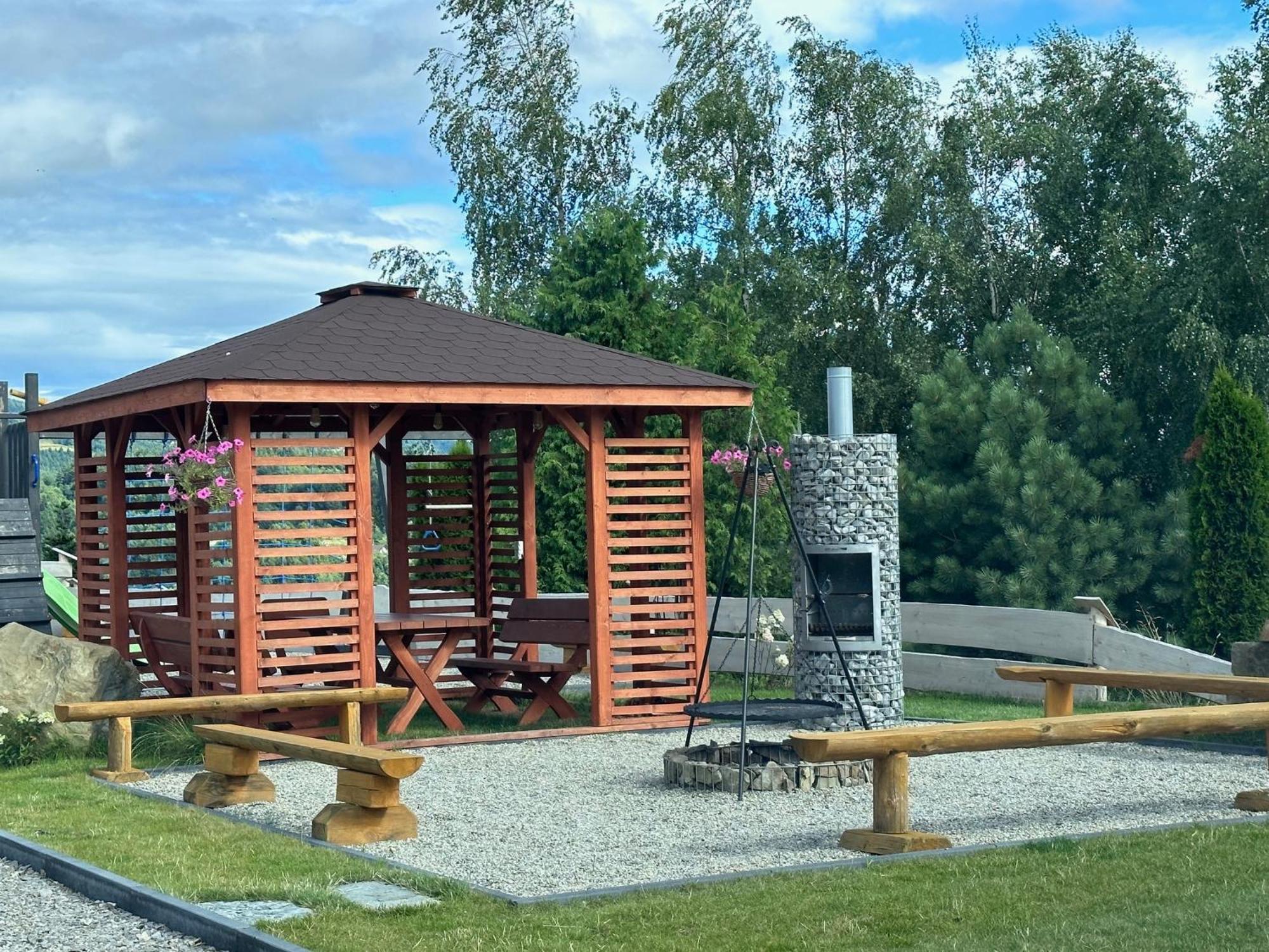 Domek Drewniany W Gorach Jacuzzi & Balia - Osada Chelm Stroza  Exterior foto
