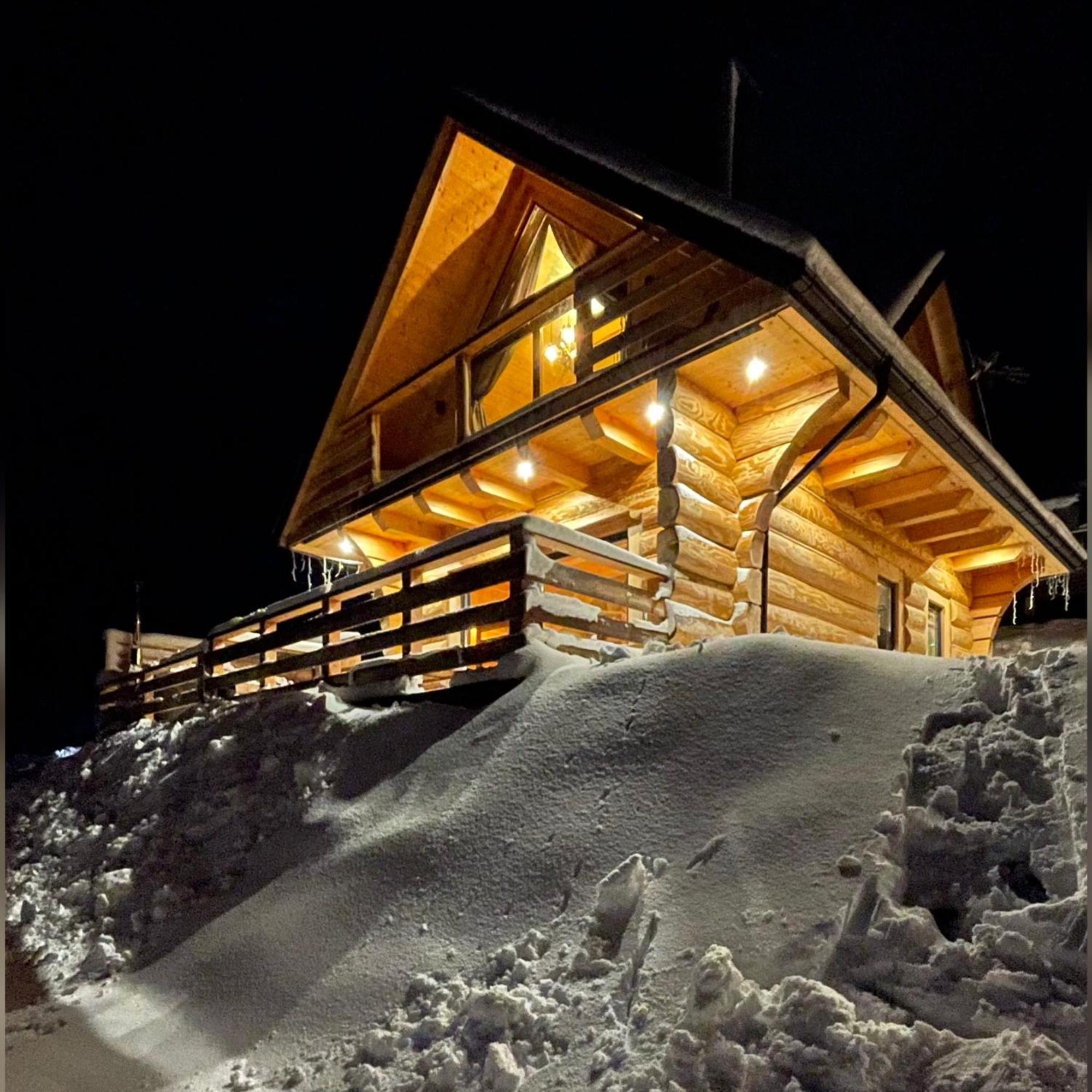Domek Drewniany W Gorach Jacuzzi & Balia - Osada Chelm Stroza  Exterior foto