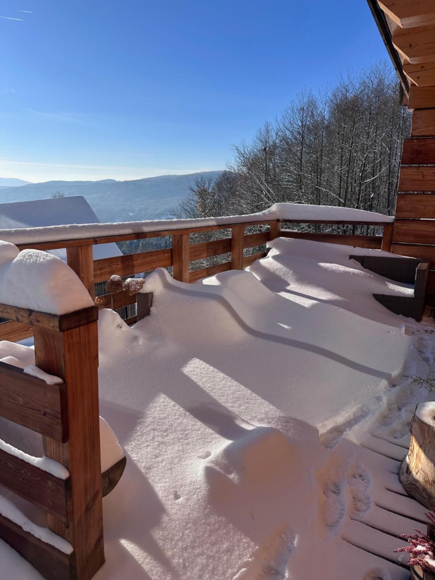 Domek Drewniany W Gorach Jacuzzi & Balia - Osada Chelm Stroza  Exterior foto