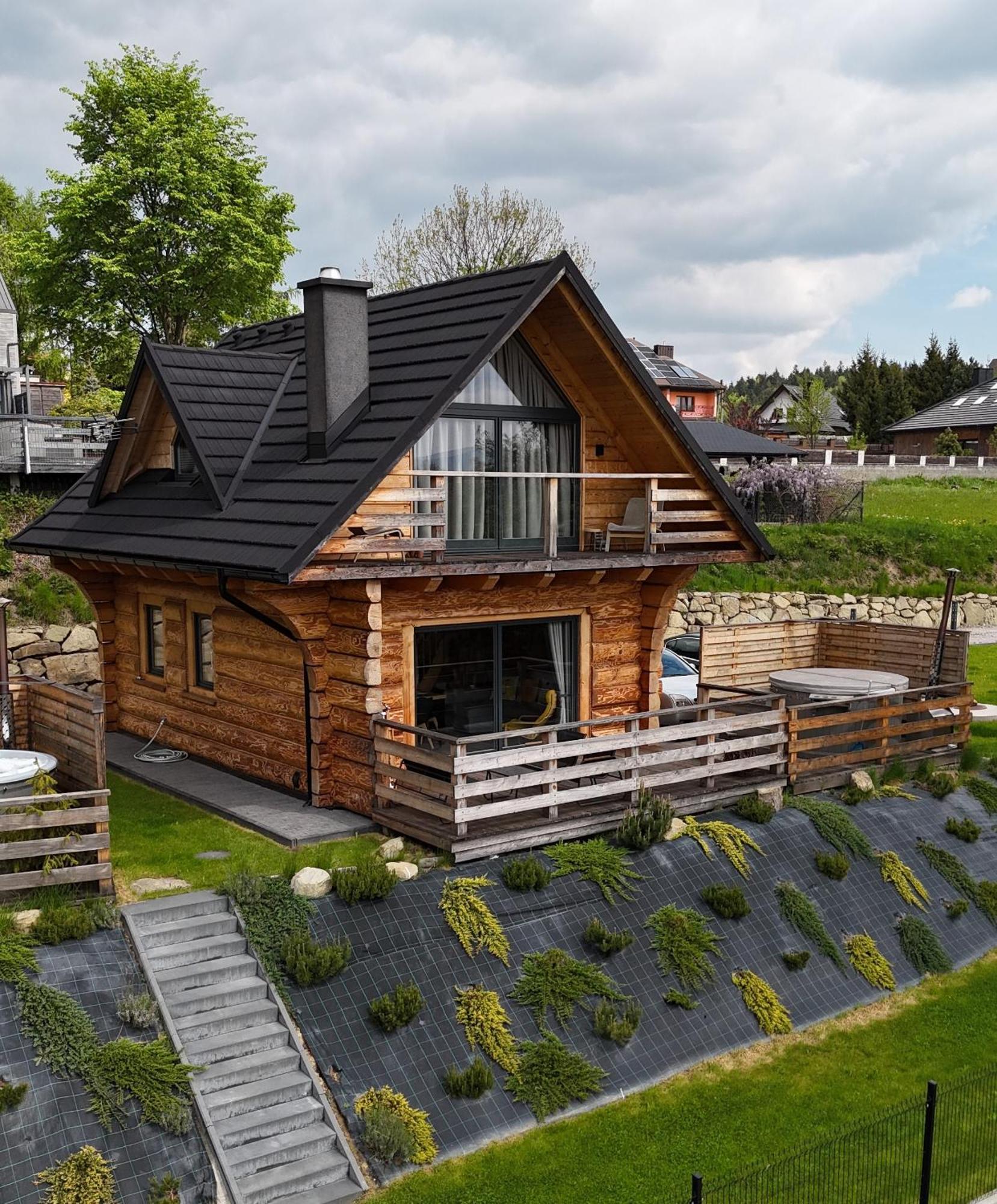Domek Drewniany W Gorach Jacuzzi & Balia - Osada Chelm Stroza  Exterior foto